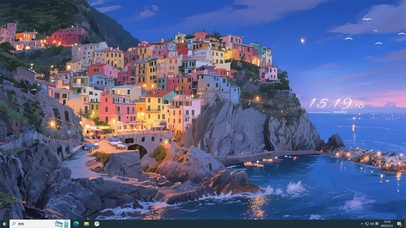 圣托里尼海岛的夜