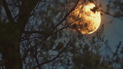 4k中秋节夜空月亮