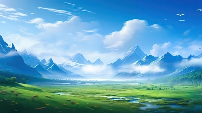 4k治愈护眼蓝天白云