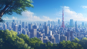 夏日城市