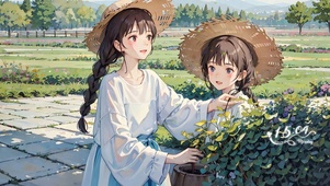 草帽少女