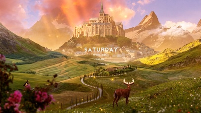 日落山谷童话镇