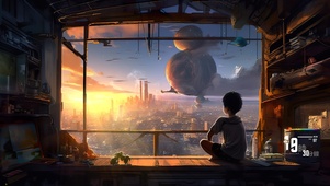 异星夕阳