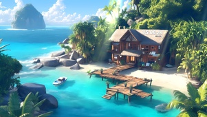 海岛度假小屋