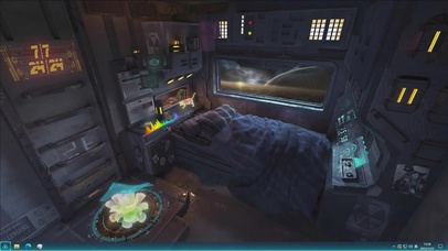 4K科技太空房间主题