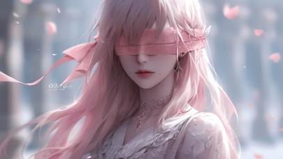 4K唯美古风女孩