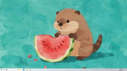 可爱小松鼠桌面主题