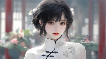  唯美古典气质美女