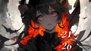 唯美红瞳少女
