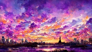 梦幻插画之城