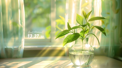 治愈清晨的阳光