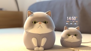 可爱呆萌猫咪