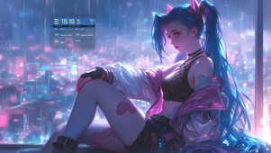 赛博雨夜金克斯