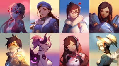 守望先锋女神集结