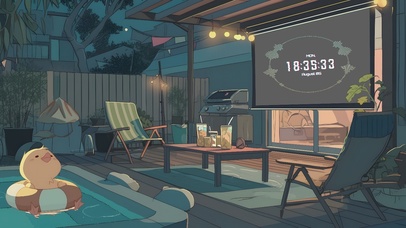 天台上的快乐鸭鸭