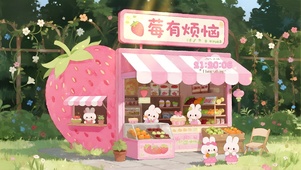 治愈壁纸-莓有烦恼