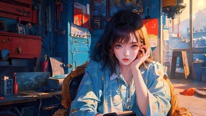 阳光工作室少女