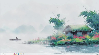 草屋AI插画-桌面主题