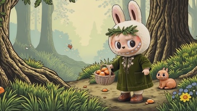 Labubu在迷雾森林