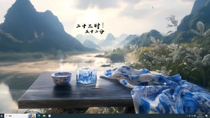 饮茶观山