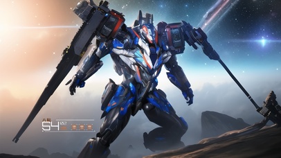 酷炫机甲高达战士