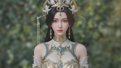 迷人古韵国风美女