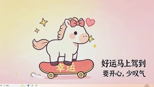 好运马上到桌面主题