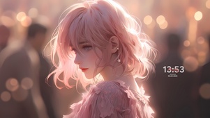 唯美短发气质女神