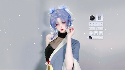 超甜美可爱治愈二次元漫画美少女