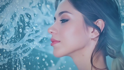 水中美女1-桌面主题