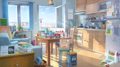 4K治愈温馨日系客厅