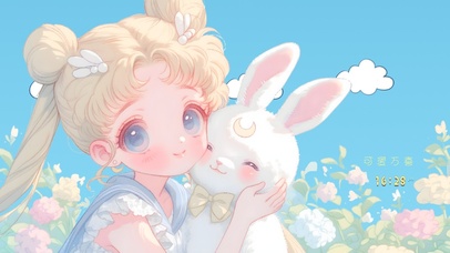 治愈兔兔美少女