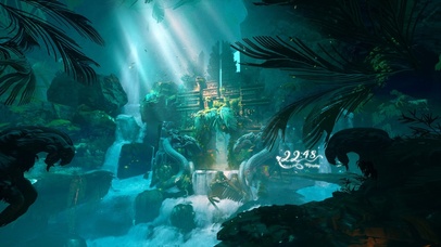 4k 古风山林瀑布神龙秘境