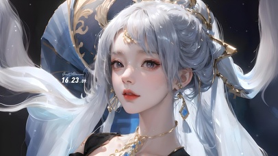 4K唯美清纯气质古风女神