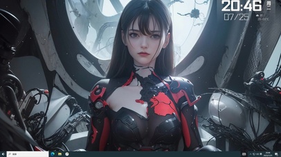 赛博朋克 机械美少女