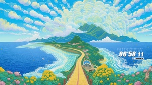 动漫山景