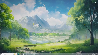 绿野澄湖-桌面主题