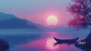 唯美晚霞