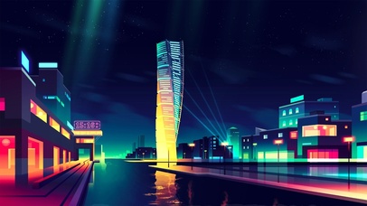 摩登大厦【4K炫酷】