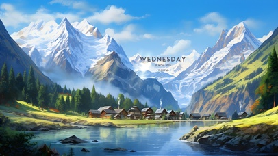 恬静祥和的村庄