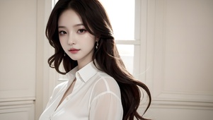 韩国清纯治愈美女