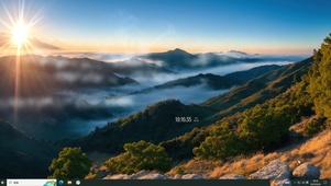山中晨雾主题壁纸