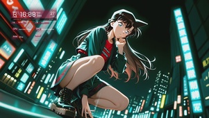 夜晚东京街头——小兰