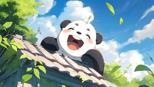 开心熊猫宝贝