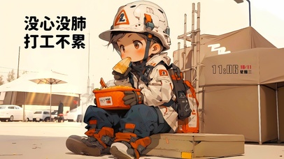 没心没肺 打工不累