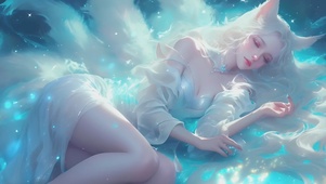 唯美可爱猫耳少女