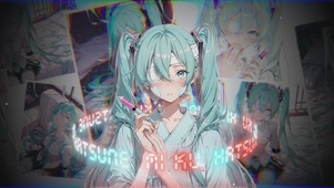 病娇初音 文字环绕