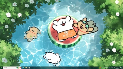 调皮的狗狗主题