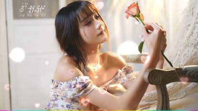 长发性感双马尾美女