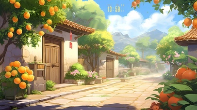 硕果累累的秋季